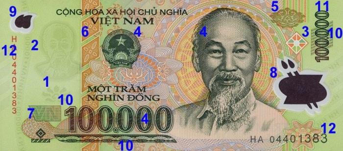 Полимерный вьетнамский донг