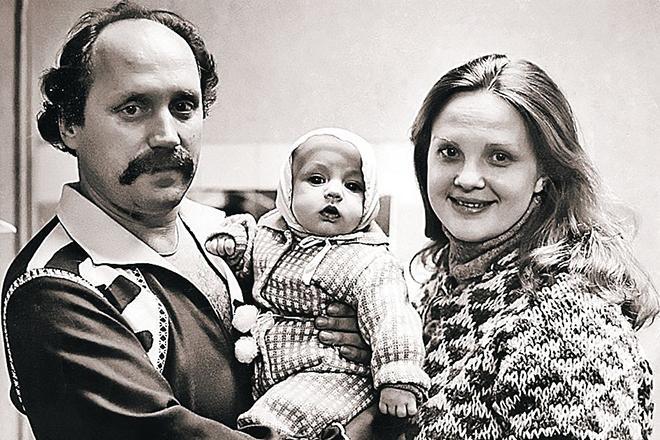 Светлана Пенкина с мужем и сыном