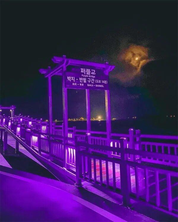Фиолетовый остров - новоиспеченное туристическое место Южной Кореи
