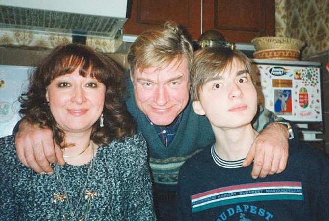 Борис Щербаков с женой Татьяной и сыном Василием