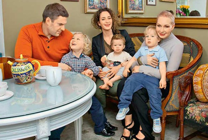 Татьяна Васильева и её семья