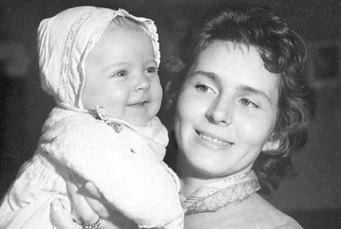 Кира Мачульская с дочерью