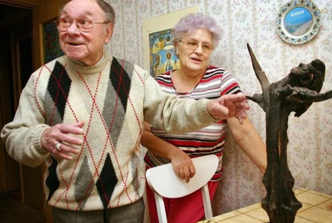 Николай Трофимов и его жена Марианна