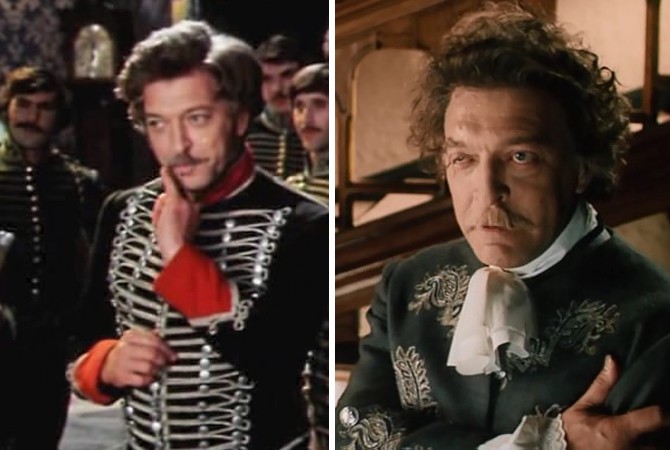 Владимир Балон в фильмах "Принцесса цирка", 1982 год и "Виват, гардемарины!", 1991 год